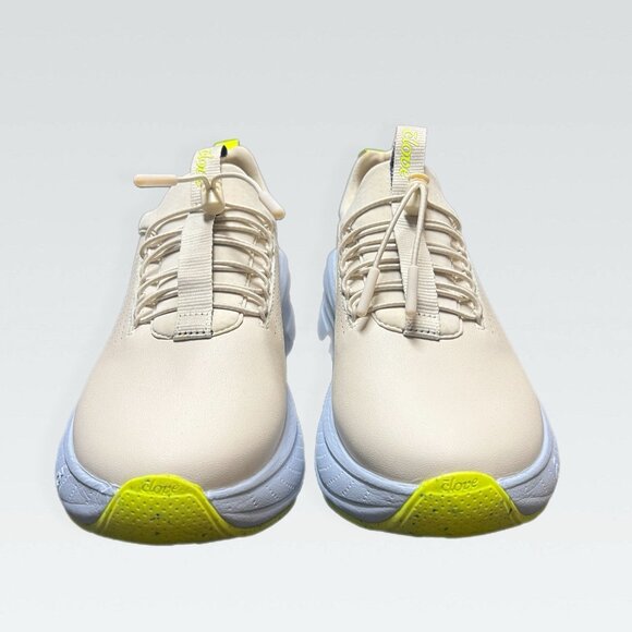 Clove Nursing Shoes Womens Sz 8 White Blue Yellow Comfort Walking Sneakers Work - Picture 4 of 9